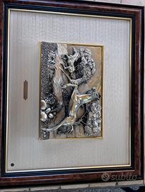 Quadro  Ottaviani in rilievo d’argento