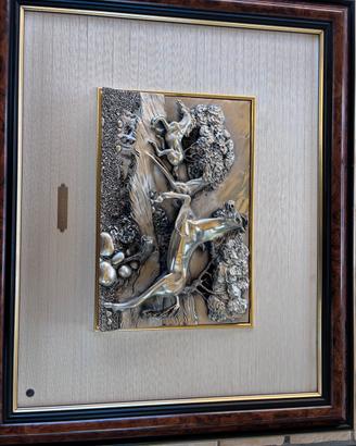 Quadro  Ottaviani in rilievo d’argento