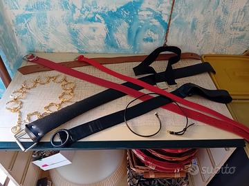 8 cinture in pelle donna