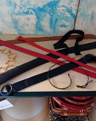 8 cinture in pelle donna