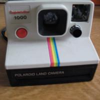 Polaroid super color 1000 con borsa viaggio in pel