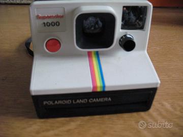 Polaroid super color 1000 con borsa viaggio in pel