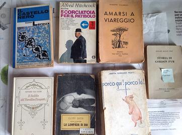 LOTTO libri e prime edizioni POE, HITCHCOCK, QUEEN