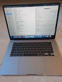 Apple MacBook Air 15" M2-8GB-ssd 256GB-Argento