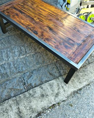 tavolino salotto industriale 