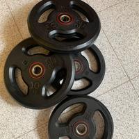 Coppia dischi gommati 10 kg