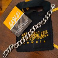 Bracciale Unisex in acciaio inox Maglia Intreccio 