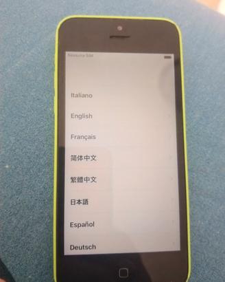 iPhone 5c green 8 gb