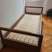 letto in legno doppio / a comparsa