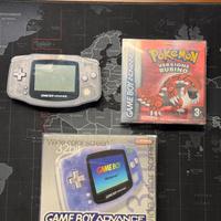 Nintendo game boy advance+pokemon rubino ORIGINALI