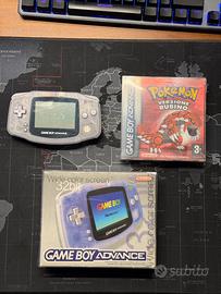 Nintendo game boy advance+pokemon rubino ORIGINALI