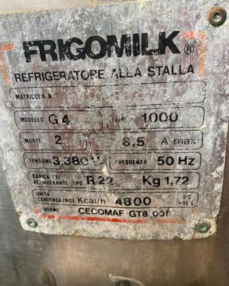 Refrigetarore latte