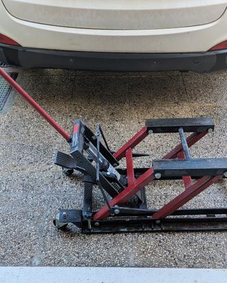Ponte sollevatore moto cricche idraulico 680 kg