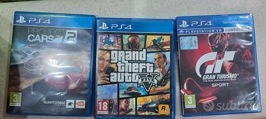 Gta 5 , project cars 2 e gran turismo ps4/ps5