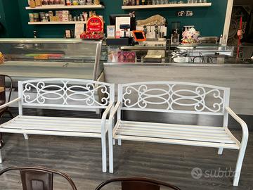 Panche per gelateria/giardino