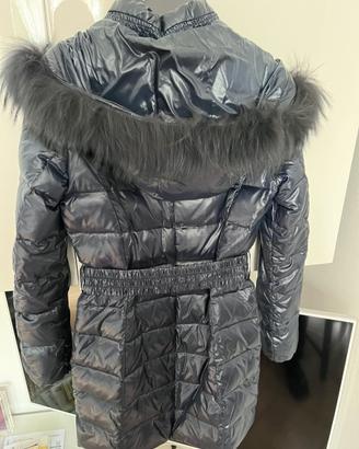 Piumino donna invernale lungo Motovi vera Piuma