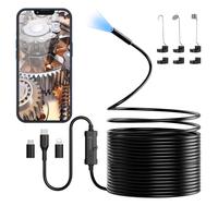 Endoscopio HD 1920P smartphone sonda IP67 10m LED