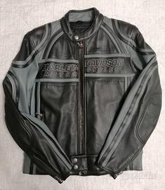 giubbotto pelle  moto Harley Davidson S
