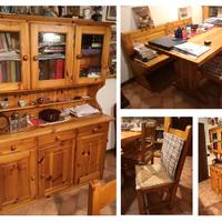 mobili stile rustico legno massello