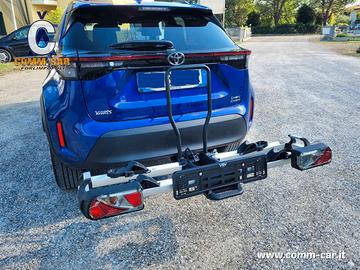 PORTABICI DA GANCIO TRAINO PIEGHEVOLE E-BIKE E2