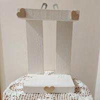 mensola artigianale/ shabby/ alzatina