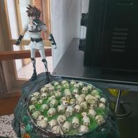 diorama per myth cloth saint seiya con luci