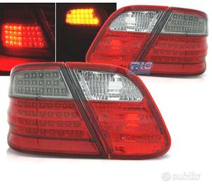 FANALI MERCEDES CLK W208 97-02 LED ROSSO AFFUMICAT