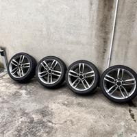 Cerchi BMW serie 1 M sport R 18 gommati hankook