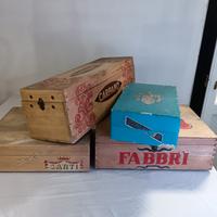 casse legno pubblicitarie fabbri martini carpano