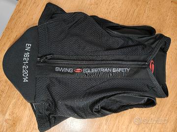 Paraschiena protettivo per bambino equitazione 