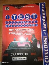 test arma dei carabinieri 