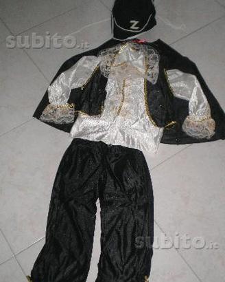 Vestito carnevale zorro
