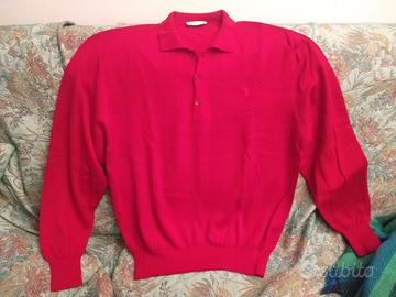 Polo uomo Trussardi 100% lana merinos tg 54