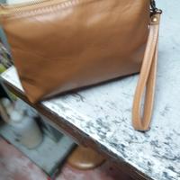 pochette in pelle donna