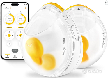 Medela Magic InBra Hands-free Tiralatte NUOVO