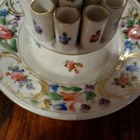 Porta sigarette in porcellana dresda