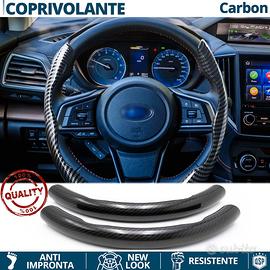 COPRIVOLANTE per SUBARU in FIBRA CARBONIO Nero