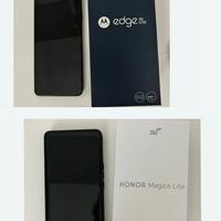 2 smartph. Honor magic 6 lite+Motorola edge 20lite