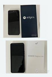 2 smartph. Honor magic 6 lite+Motorola edge 20lite