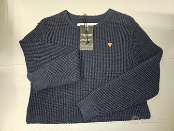 Maglione Triumph blu navy 