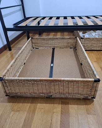 Contenitore sottoletto ikea