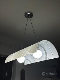 Lampadario moderno a sospensione due luci