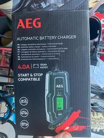 Caricatore batteria auto moto AEG