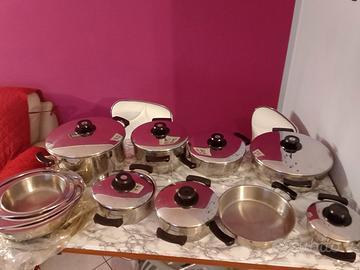 batteria acciaio inox IMCO 8 pentole 