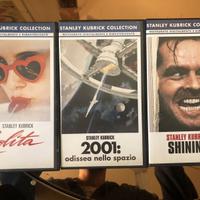 3 Film VHS Kubrick (Lolita, Shining, 2001 Odissea)