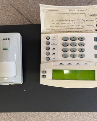 Impianto allarme con combinatore telefonico