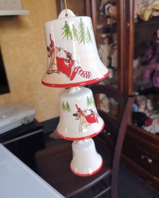 tre campanelle Babbo Natale