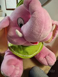 Peluche gigante elefante rosa 