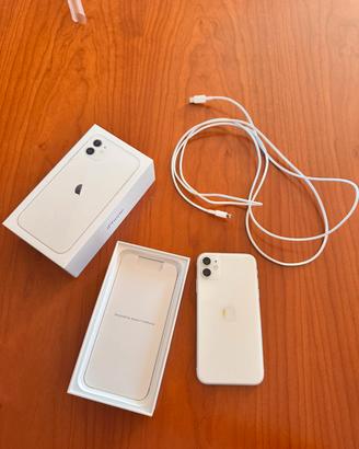 Iphone 11 64GB Bianco- perfetto, batteria nuova.