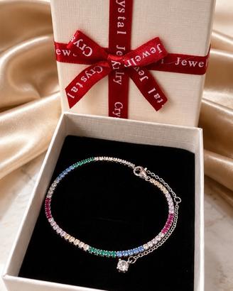 Bracciale Trnnis Rainbow in Argento 925